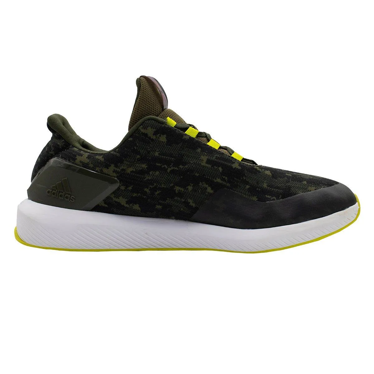Adidas Rapidarun Uncaged Sport Shoes Fabric Green Colour For Men