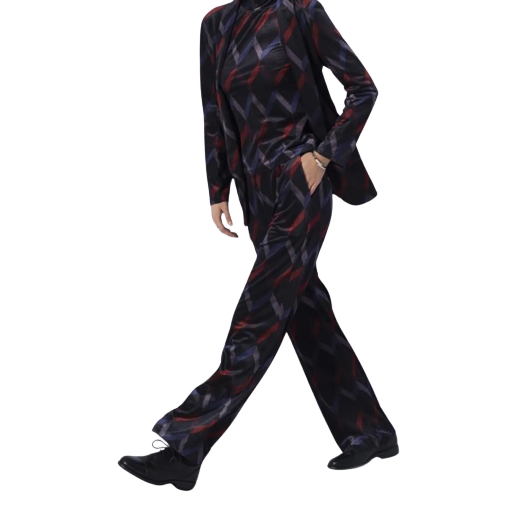 GoodWill Paola Trouser - Black/Multicolor