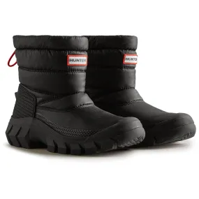 Hunter Womens Black WFS2108WWU-BLK Intrepid Short Snow Boots