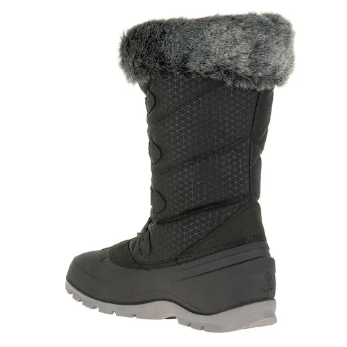 Kamik Women's MOMENTUM2 Snow Boot Black Lace Up Snow Boots (11, black)