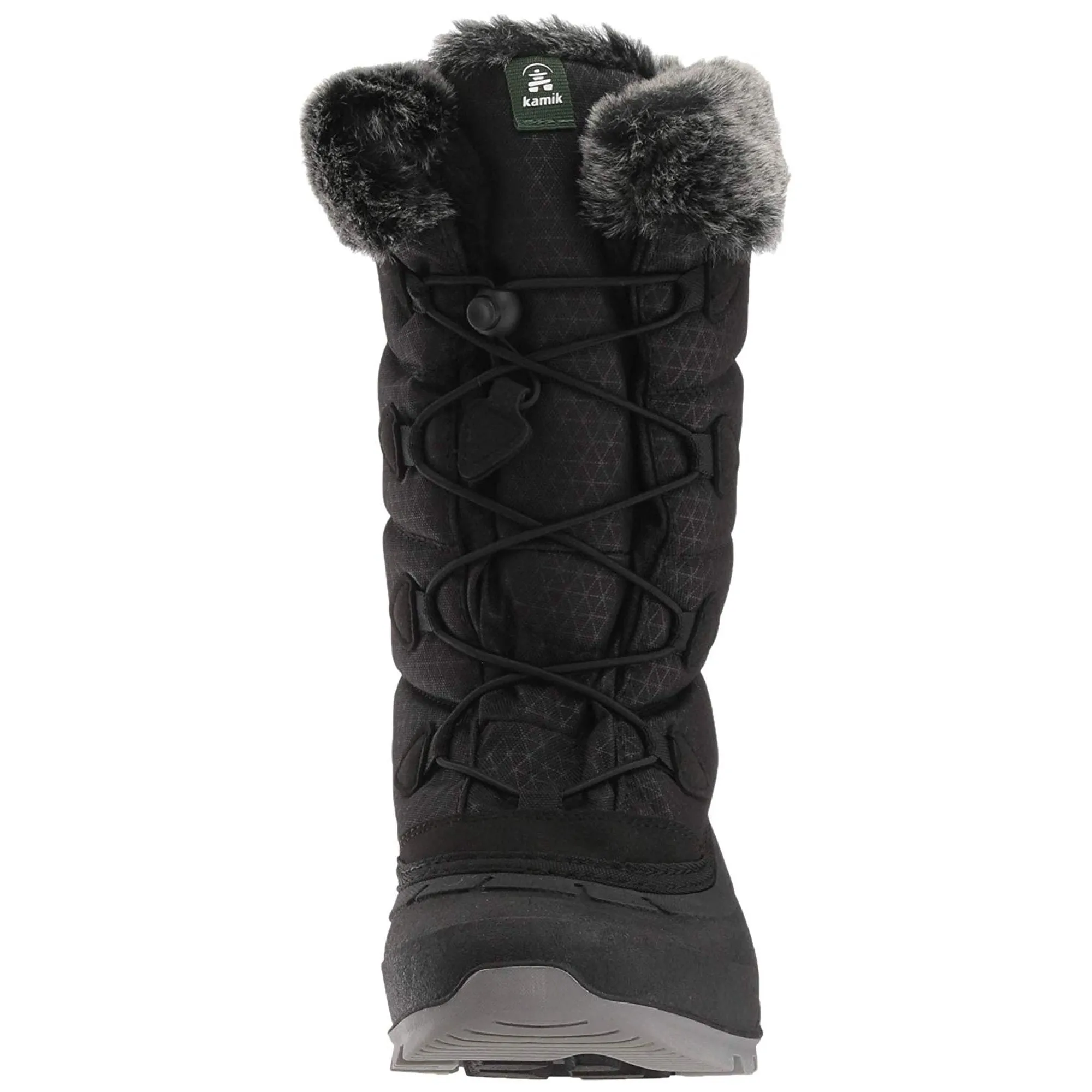 Kamik Women's MOMENTUM2 Snow Boot Black Lace Up Snow Boots (11, black)