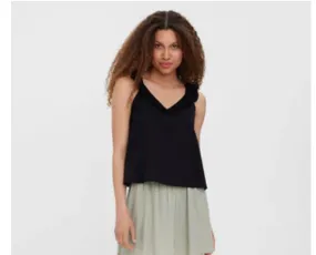 Kelly Vest Top Black