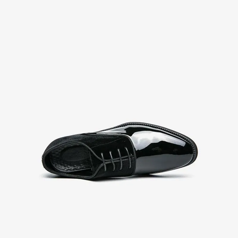 Man's Dress Shoes Lace Up Leather