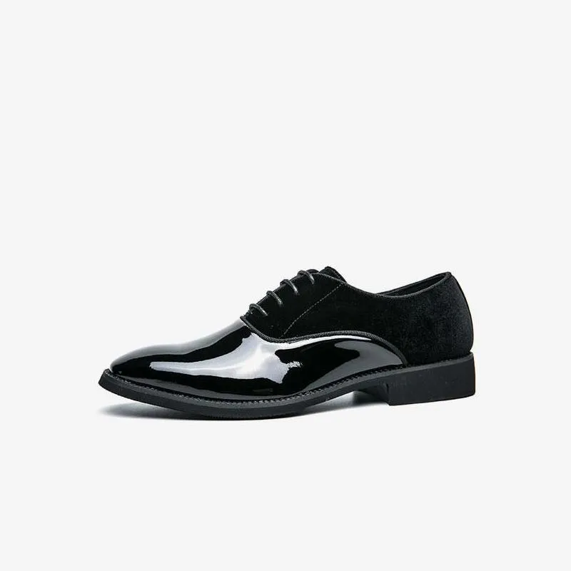 Man's Dress Shoes Lace Up Leather