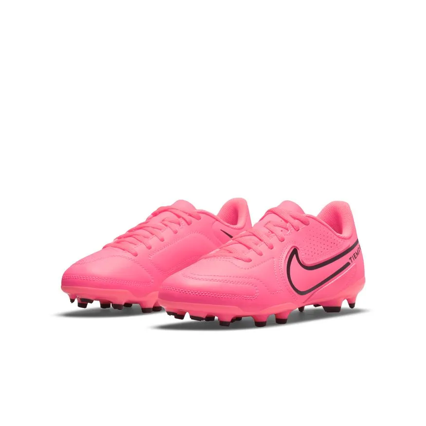 Nike Jr. Tiempo Legend 9 Club FG/MG - RACER PINK/BLACK