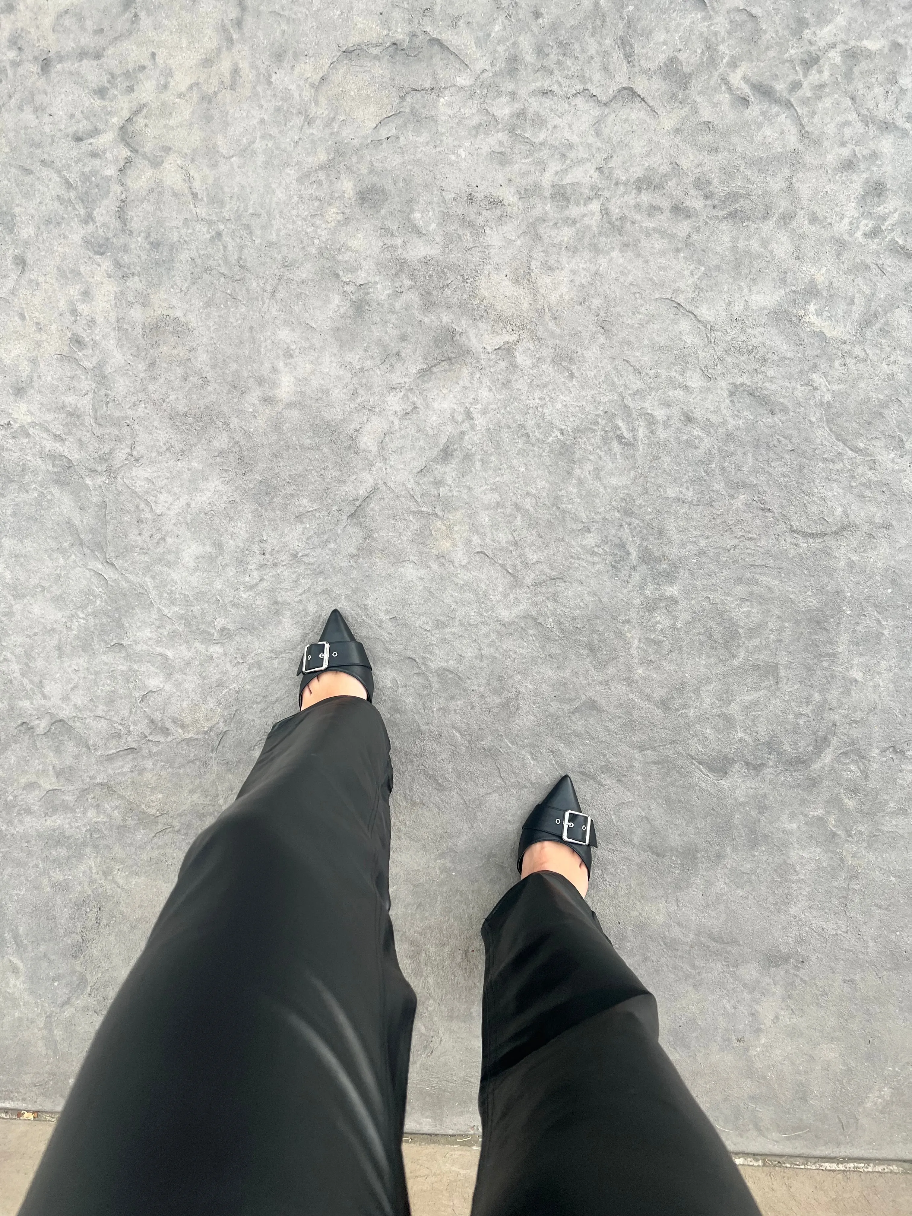 Pointed Buckle Heel
