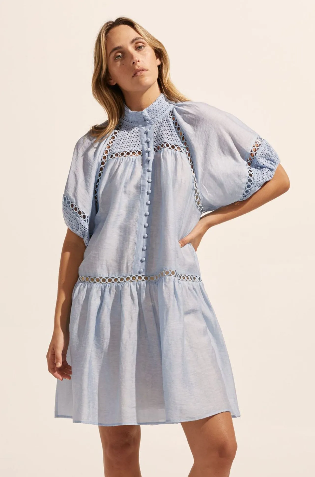 zoe kratzmann - pivot dress in sky